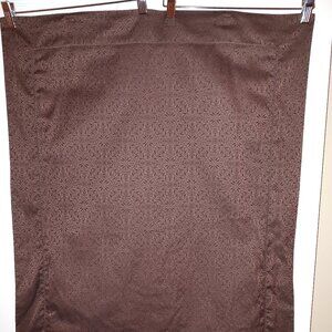 SFERRA ILARIA PR PILLOWSHAMS 100% EGYPTIAN COTTON 590TC HEMSTITCH FLANGE DK BRN